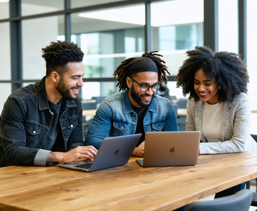 Команда основателей за обсуждением стратегии развития института